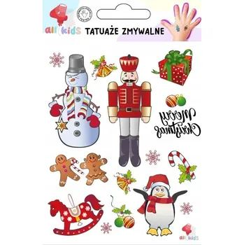 Odstranitelné tetování Smyvatelné tetování pro děti All4Kids Vánoce 1