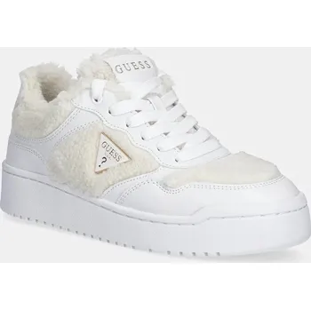 Dámská obuv Tenisky Guess MIRAM10 FLFM10.FAB12.WHITE bílá 00X, EUR 37