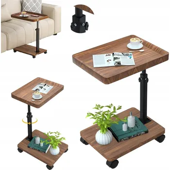 Konferenční stolek Stolek Bedee 30 x 3 x 80 cm, tmavý beton