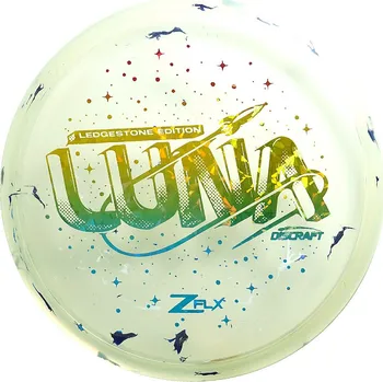Discraft Ledgestone 2026 Jawbreaker Z Super FLX Luna 174g Žlutá/Světlezelená/Průhledná žlutosvětlezelený stamp