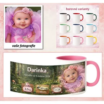 Narození dítěte 20 - světle zelený