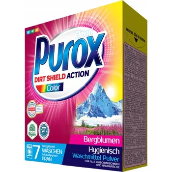 Prací prášek Purox prášek na barevné prádlo 0,49 kg