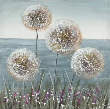 Obraz Obraz malovaný na plátně na zeď 529B 60x60 cm pampelišky