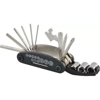 Sada 16v1 cyklistických klíčů – kompaktní multitool na kolo