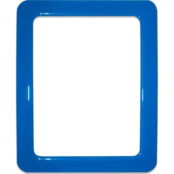Kancelářský nábytek Magnetický samolepicí rám 19,0 × 23,8 cm – modrý