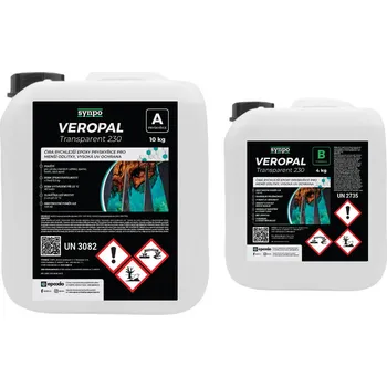 Průmyslové lepidlo Synpo Veropal Transparent 230 čirá epoxidová pryskyřice Balení: 1,4kg