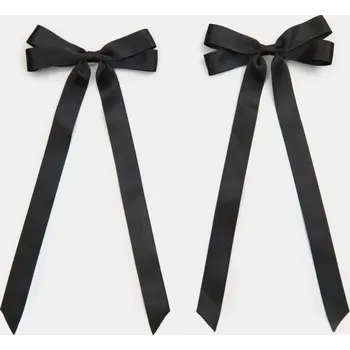 Sinsay - Sponky do vlasů s mašličkami 2 kusy - černá - 018GX-99X - 018GX-99X-ONE