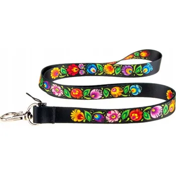 Šňůrka na telefon nylonová černá