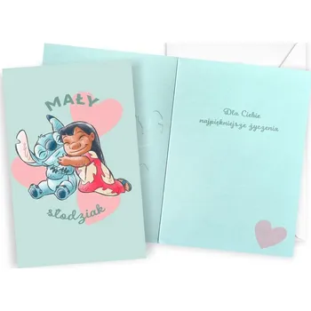 Přání s obálkou: Dětské narozeniny (Lilo a Stitch) DHS-032