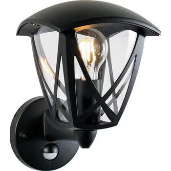 Venkovní osvětlení Prezent 39041 - Venkovní nástěnné svítidlo se senzorem SPLIT 1xE27/40W/230V