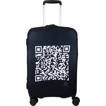 Elastický obal na kufr - QR kód - Abbara - Velikost: S