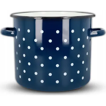 Hrnec Hrnec Emajlo Olkusz GRANÁTOVÉ JABLKO KROPKY 5,5L 5,5 l