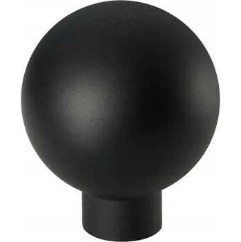 Nábytkové kování Nábytková úchytka knopka černá matná 3,5 x 3 x 3 cm