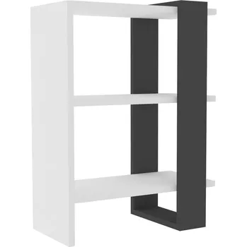 Knihovna ASIR Funda antracit/bílá