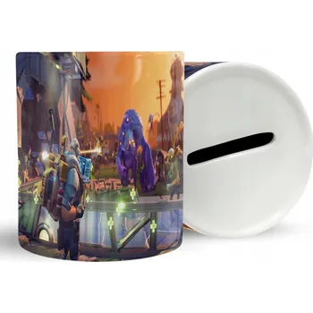 Obraz KERAMICKÉ POKLADNIČKA FORTNITE HRA NÁPAD NA DÁREK MNOHO GRAFIK