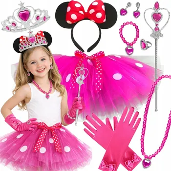 Karnevalový kostým KOSTÝM MYŠKA, PŘEVLEK MYŠKA, ČELENKA, SUKNĚ TUTU, SET NA PLES, VELIKOST 110/116