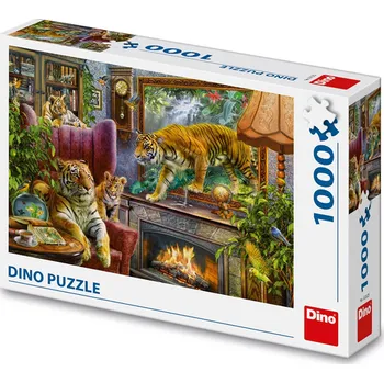Puzzle 1000 Z obrazu Tygři