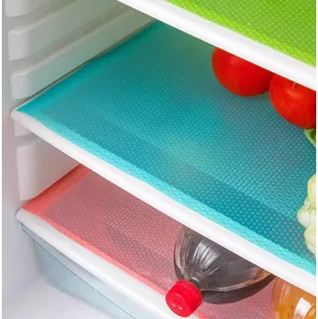 Příslušenství pro lednici Antibakteriální protiplísňové podložky do lednice, 4 ks – modré