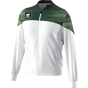 Pánská mikina ERREA´ ERREA BILLY Unisex mikina BARVA: bílá - tmavě zelená - zelená, Velikost: XXXL Výprodej – unisex sportovní mikina s plným zipem