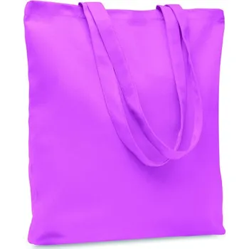 270g plátěná nákupní taška Rassa Coloured - Fialová
