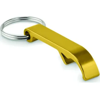 Otvírák Recyklovaná hliníková klíčenka Ovikey - Zlatá