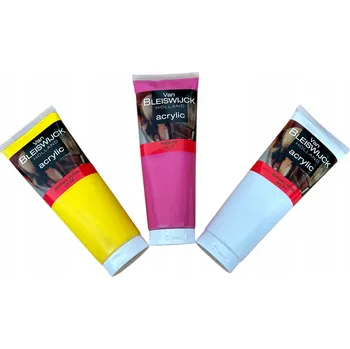 Vodová barva Akrylové barvy Van Bleiswijck žlutá 1 ks 250 ml