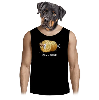 Pánské tílko Bastard Jsem v balíku pánské tílko Black