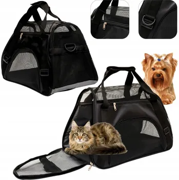 přepravka pro zvíře Přepravka pro kočky psa, králíka, velká pevná přepravní taška 52x24x32cm