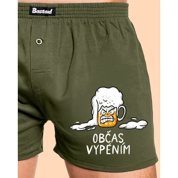 Trenýrky Bastard Občas vypěním pánské trenky Khaki