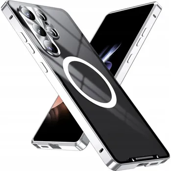 Pouzdro na mobilní telefon Zadní Kryt Erbord pro Samsung Galaxy S25 Ultra stříbrný