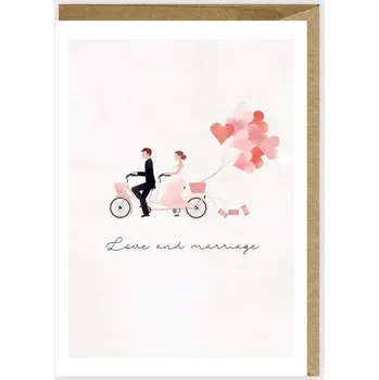 Obraz Přání Svatba, výročí 10,5 x 14,8 cm