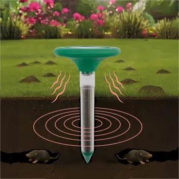 Solární odpuzovač krtků