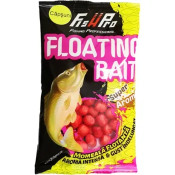Umělá nástraha Fish Pro plovoucí nástraha Puffi Floating Bait jahoda 6-10mm 15g