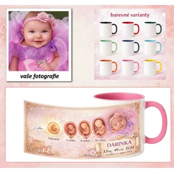 Narození dítěte 26 - bílý