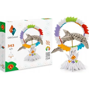 kreativní sada Papír na 3D Origami Delfín - kreativní sada