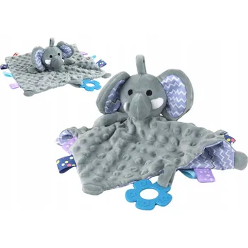 Slůně Plyšový Mazlíček Přítulníček Deka Výstupky Kousátko Chrastítko
