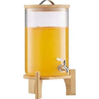 Dávkovač nápoje Sklenice na nápoje 8L Dávkovač nápojů s kohoutkem z borosilikátového skla