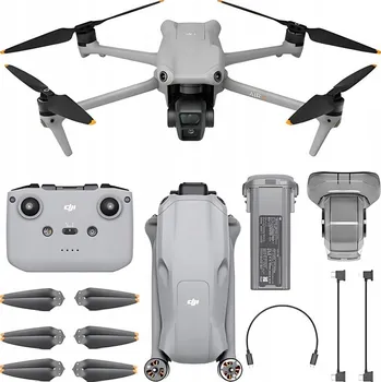 Dron 4K dron s kamerou DJI Air 3 se 2 CMOS HDR senzory + ovladač RC-N2 + příslušenství