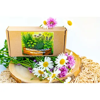 Dárkový potravinový koš LIPOO BYLINKOVÁ ZAHRÁDKA PRO PANÍ UČITELKU