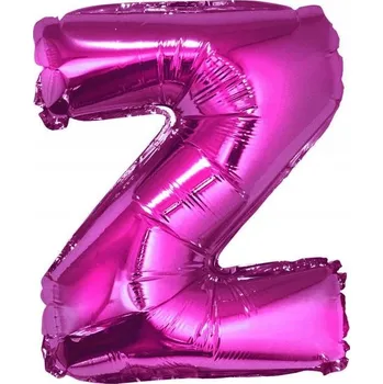 Balónek Fóliový balónek písmeno "Z" růžový 35 cm