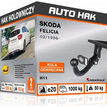 Tažné zařízení Tažné zařízení SKODA FELICIA, 02/1996-