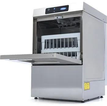 Domácí spotřebič Podstavná myčka nádobí – 40 x 40 cm – s odtokem, oplachovačem a mýdlovým čerpadlem – digitální displej – 230V