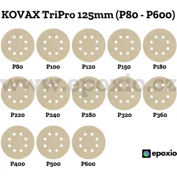 Brusný kotouč Sada brusných kotoučů Kovax Tri-Pro 125 mm