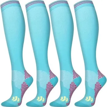 Dámské punčochy Pánské a dámské kompresní punčochy 1/2/3 páry kompresních punčoch 20-30 mm Hg pro atletiku, běh,