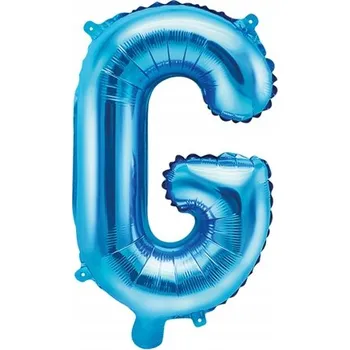 Fóliový balónek Písmeno ''G'', 35 cm, modrý