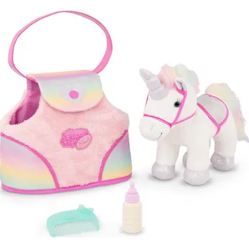 Hračka pro nejmenší Pucci Pups Jednorožec v kabelce Rainbow Bag