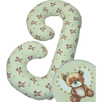 Polštář POLŠTÁŘ POLŠTÁŘ ROHLÍK PRO SPANÍ V TĚHOTENSTVÍ TYP C + POVLEČENÍ Kerstin