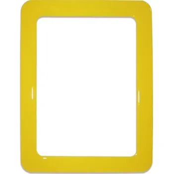 Magnetický samolepicí rám 16,0 × 11,8 cm – žlutý