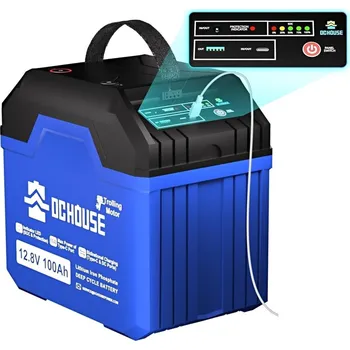 Trakční baterie LiFePo4 baterie 12V 100Ah s LCD indikací DC HOUSE