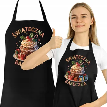 Kuchyňská zástěra Kuchyňská zástěra VÁNOČNÍ dárek VÁNOCE Vtipný VÁNOČNÍ KOŠÍČEK